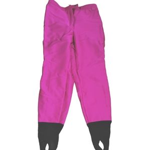 𝅺Vintage Edelweiss Ski Pants Stirrups Purple Woman’s Size 8